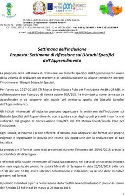Settimana dell'Inclusione Proposta: Settimana di riflessione sui Disturbi Specifici dell'Apprendimento - Istituto Comprensivo Via ...