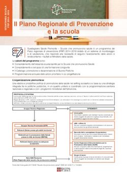 Il Piano Regionale Di Prevenzione E La Scuola - Azienda ...