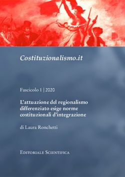 Costituzionalismo.it L'attuazione del regionalismo differenziato esige norme costituzionali d'integrazione - Sipotra