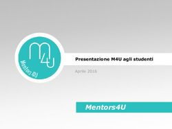 Mentors4U Presentazione M4U agli studenti - Aprile 2016 - UniCa