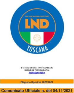 Comunicato Ufficiale n. del 04/11/2021 - Stagione Sportiva 2020/2021 - FIGC Toscana