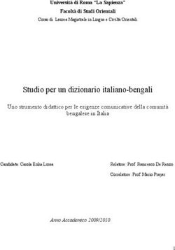 Studio per un dizionario italiano-bengali
