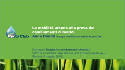 ANNA DONATI GRUPPO MOBILITÀ SOSTENIBILE KYOTO CLUB - CONVEGNO TRASPORTI E CAMBIAMENTI CLIMATICI | SIPOTRÀ E CATTEDRA JEAN MONNET "EU ENVIRONMENTAL ...