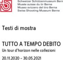 TUTTO A TEMPO DEBITO Un tour d'horizon nelle collezioni 20.11.2020 30.05.2021 - Testi di mostra - Schweizer ...