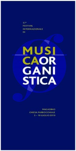 MUSI CAOR GANI STICA - Festival Internazionale di Musica Organistica