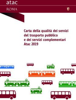 Carta della qualit&agrave; dei servizi del trasporto pubblico e dei servizi complementari Atac 2019 - ATAC Roma