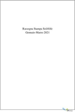 RASSEGNA STAMPA SOIL4LIFE GENNAIO-MARZO 2021