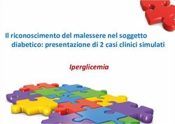 Il riconoscimento del malessere nel soggetto diabetico: presentazione di 2 casi clinici simulati - Iperglicemia