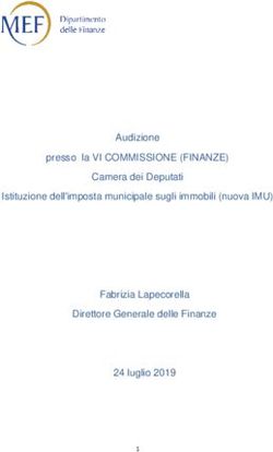 Audizione presso la VI COMMISSIONE (FINANZE) Camera dei Deputati Istituzione dell'imposta municipale sugli immobili (nuova IMU) Fabrizia ...