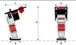 COSTIPATORI VERTICALI VIBRATING TAMPERS RAN 6