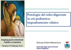 Patologia del tubo digerente in età pediatrica: inquadramento clinico - Dott.ssa Cristina Malaventura - Mcr Ferrara