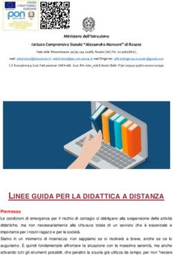LINEE GUIDA PER LA DIDATTICA A DISTANZA - ic rosate