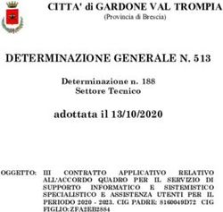 DETERMINAZIONE GENERALE N. 513 - Amministrazione ...