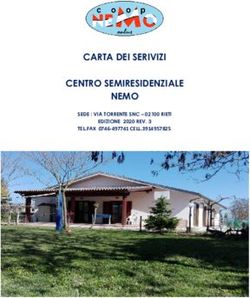 CARTA DEI SERIVIZI CENTRO SEMIRESIDENZIALE NEMO - TEL.FAX 0746-497741 CELL.3914957825