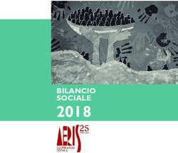 2018 BILANCIO SOCIALE - AERIS Cooperativa Sociale