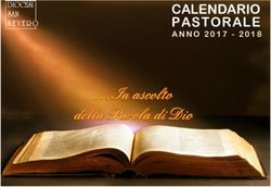 CALENDARIO PASTORALE ANNO 2017 2018 - Diocesi San Severo