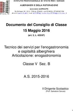 Documento del Consiglio di Classe 15 Maggio 2016 - Tecnico dei servizi per l'enogastronomia e ospitalità alberghiera Articolazione: enogastronomia ...