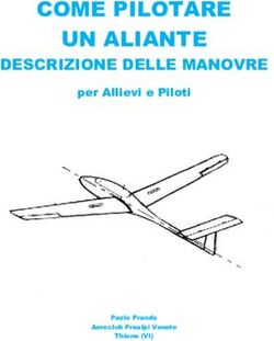COME PILOTARE UN ALIANTE - DESCRIZIONE DELLE MANOVRE per Allievi e Piloti