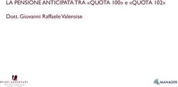 LA PENSIONE ANTICIPATA TRA "QUOTA 100" e "QUOTA 102" - Dott. Giovanni Raffaele Valensise - 4.Manager