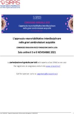 L'approccio neuroriabilitativo interdisciplinare nelle gravi cerebrolesioni acquisite - SIRAS