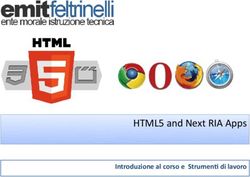 HTML5 and Next RIA Apps - Introduzione al corso e Strumenti di lavoro