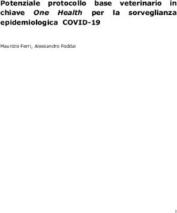 Potenziale protocollo base veterinario chiave One Health per epidemiologica COVID-19 in la sorveglianza