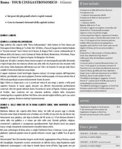 Roma - TOUR CINEGASTRONOMICO - 4 Giorni - Michelangelo ...