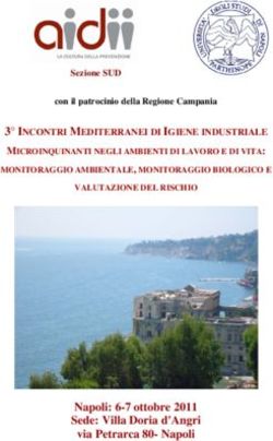 Napoli: 6-7 ottobre 2011 Sede: Villa Doria d'Angri via Petrarca 80- Napoli