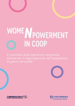 Il contributo delle esperienze cooperative italiane per il raggiungimento dell'uguaglianza di genere nel mondo - Coopermondo