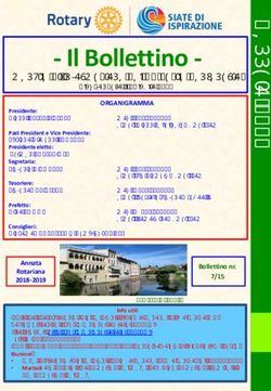 Il Bollettino - mensile di informazione del RC Sacile Centenario - Rotary Club Sacile Centenario