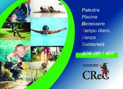 ALLENA CORPO E MENTE - Palestra Piscina Benessere Tempo libero Danza Solidarietà - Associazione ...