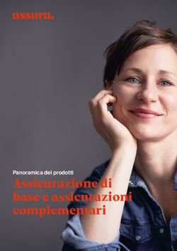 Assicurazione di base e assicurazioni complementari - Panoramica dei prodotti