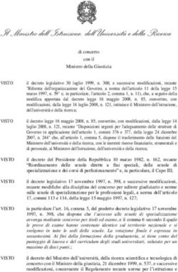 Il Ministro dell'Istruzione, dell'Universit&agrave; e della Ricerca - LUM