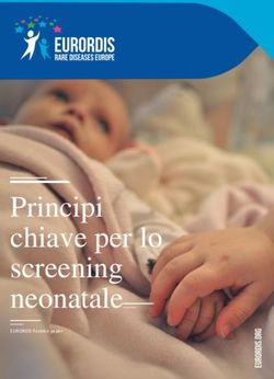 Principi chiave per lo screening neonatale - Uniamo