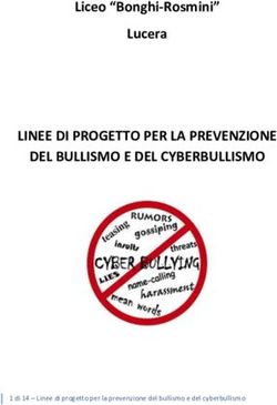 LINEE DI PROGETTO PER LA PREVENZIONE DEL BULLISMO E DEL CYBERBULLISMO - Liceo "Bonghi-Rosmini" Lucera - 1 di 14 - Linee di progetto per la ...