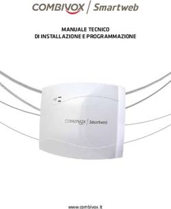 MANUALE TECNICO DI INSTALLAZIONE E PROGRAMMAZIONE - www.combivox.it - 2RForniture
