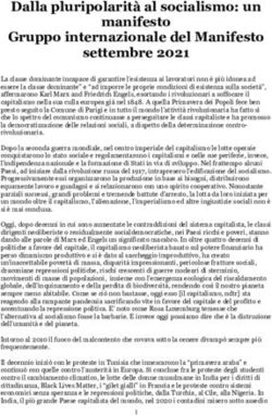 Dalla pluripolarit&agrave; al socialismo: un manifesto Gruppo internazionale del Manifesto settembre 2021 - International Manifesto Group