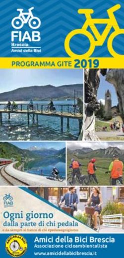 PROGRAMMA GITE 2019 - Amici della Bici Brescia - FIAB Brescia