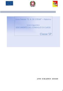 Classe 5P DOCUMENTO DEL CONSIGLIO DI CLASSE - Liceo Statale "G. A. DE COSMI" - Palermo - liceo statale de cosmi