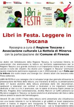 Libri in Festa. Leggere in Toscana - Rassegna a cura di Regione Toscana