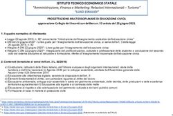 PROGETTAZIONE MULTIDISCIPLINARE DI EDUCAZIONE CIVICA