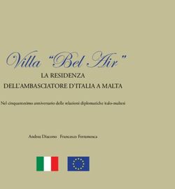 Villa "Bel Air" LA RESIDENZA DELL'AMBASCIATORE D'ITALIA A MALTA - Nel cinquantesimo anniversario delle relazioni diplomatiche italo-maltesi