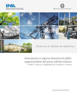 Simulazione in regime dinamico di edifici rappresentativi del parco edilizio italiano
