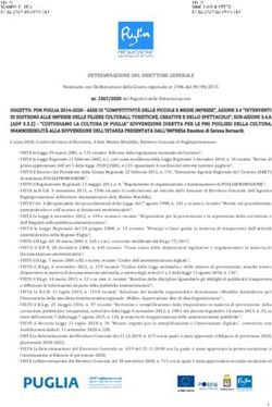 DETERMINAZIONE DEL DIRETTORE GENERALE - Puglia ...