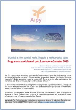 Programma modulare di post formazione Samatva 2019 - Aipy