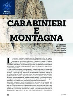 CARABINIERI MONTAGNA E - Ministero della Difesa