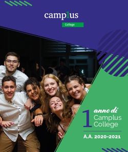 Anno di Camplus College - A.A. 2020-2021