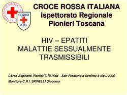 CROCE ROSSA ITALIANA Ispettorato Regionale Pionieri Toscana