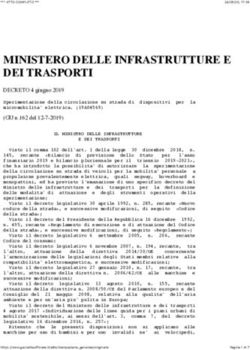 MINISTERO DELLE INFRASTRUTTURE E DEI TRASPORTI - Molegale