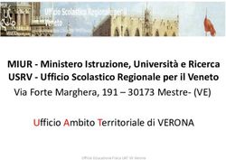 MIUR - Ministero Istruzione, Universit&agrave; e Ricerca USRV - Ufficio Scolastico Regionale per il Veneto - Via Forte Marghera, 191 - 30173 Mestre- (VE) ...